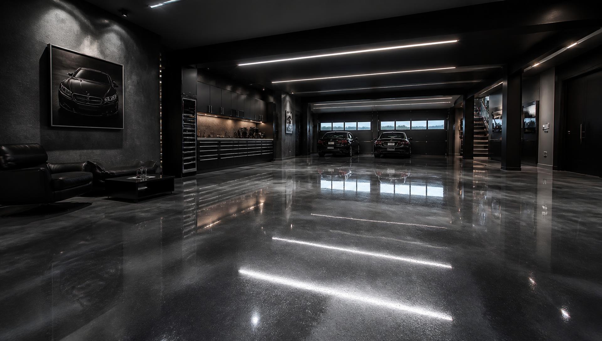 Transform stage of the epoxy flooring process