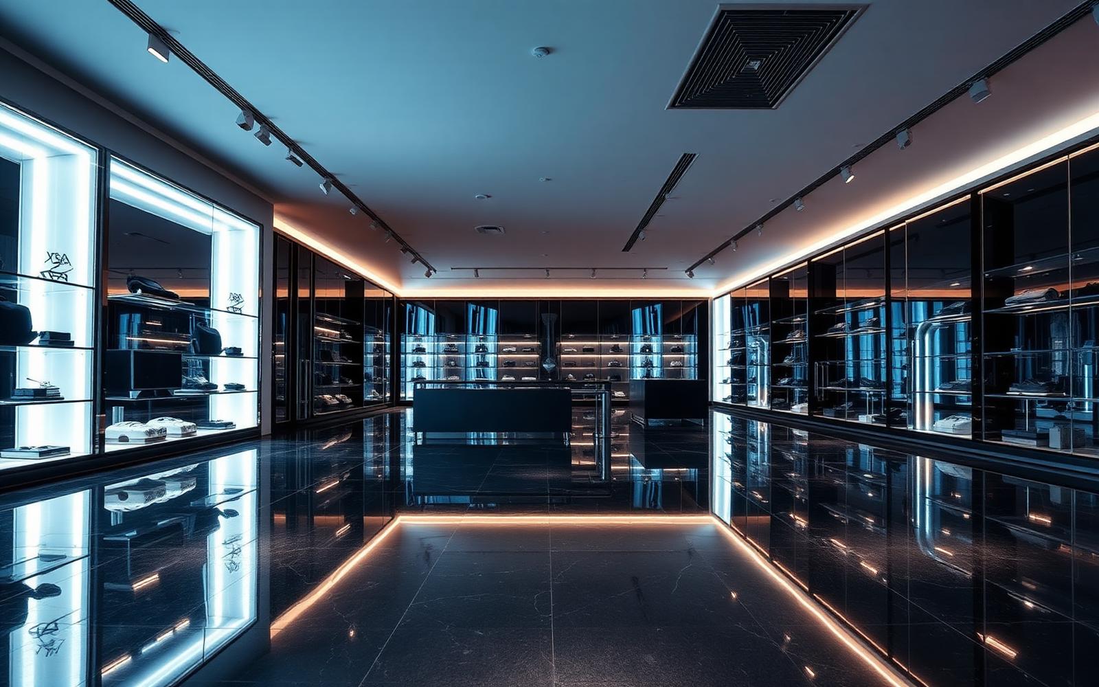 Retail Spaces with an epoxy floor system